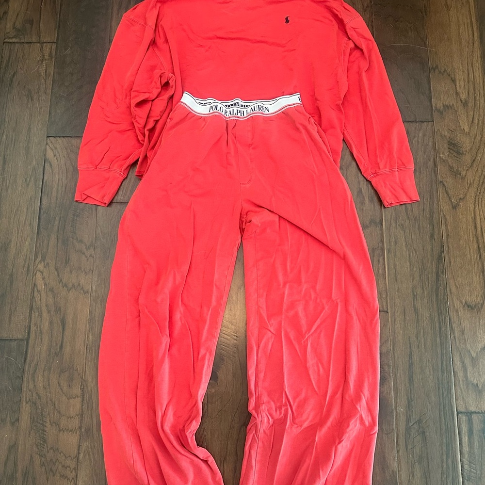 Polo by Ralph Lauren Red Women's Pajama Set